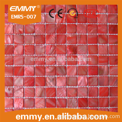 cheap wholesale dyeing shell mosaic tile for wall decoration